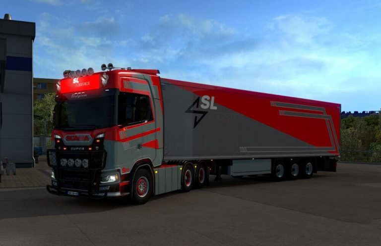 SL LOGISTIC TRANSPORT SCANIA S V1 0 ETS2 ETS2 ATS Mod