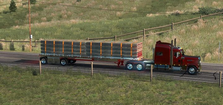 Benson Dump Trailer V1 1 1 46 1 47 ATS ETS2 ATS Mod