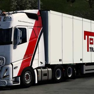 Volvo FH5 Toten Transport Combo Skin Exklusiv 1 45 ETS2 ETS2 ATS Mod