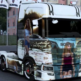 Scania Woman Skin 03 1 46 ETS2 ETS2 ATS Mod