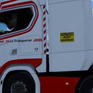 MEGA Transporter Skin für Scania S v1 0 ETS2 ETS2 ATS Mod