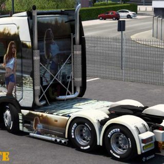 Scania Woman Skin Update Ets Ets Ats Mod