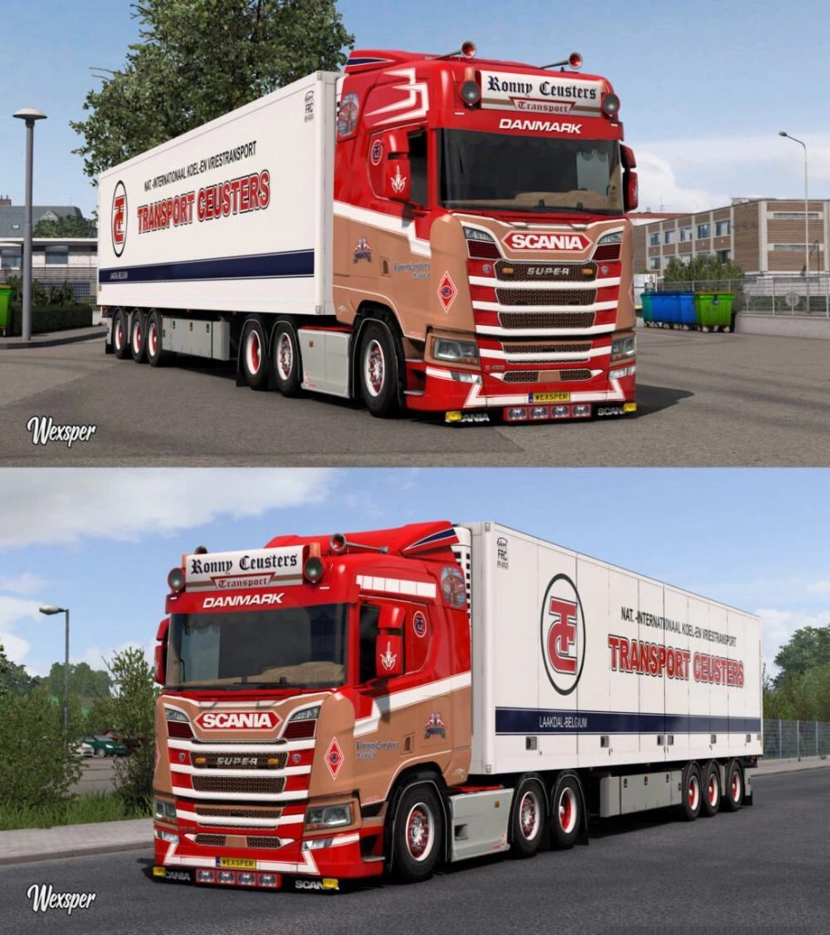 Pack De Skins Daf Xf Euro Ronny Ceusters Ets Ets Mod Ats Mod Hot Sex