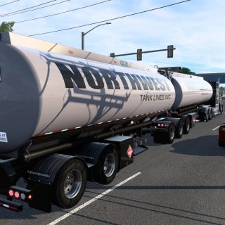 Advanced B-Train Tanker V1.0r (1.3) 1.42.x ATS - ETS2 / ATS Mod