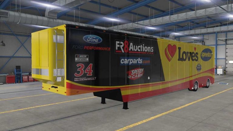 Nascar Featherlite Trailer Skins Ats Ets Ats Mod