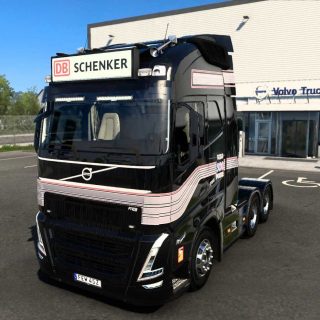 Big Lightbox Volvo Fh Db Schenker Ets Ets Ats Mod