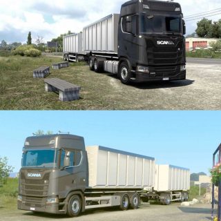 Hakenlift Addon F R Rjl Scania S V Ets Ets Ats Mod