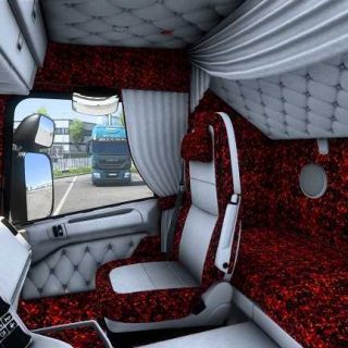 Scania R4 Custom Interior SCANIA R4 CUSTOM-INTERIEUR 1.43 ETS2 - ETS2 / ATS Mod