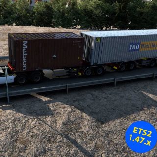 D Tec Containers Trailers X Ets Ets Ats Mod