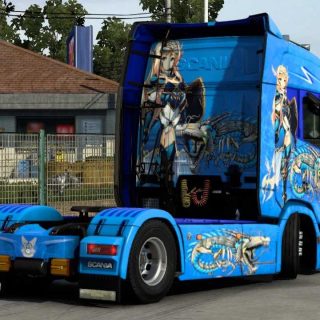 Scania R Nextgen High Roof Blau Anime Ets Ets Ats Mod