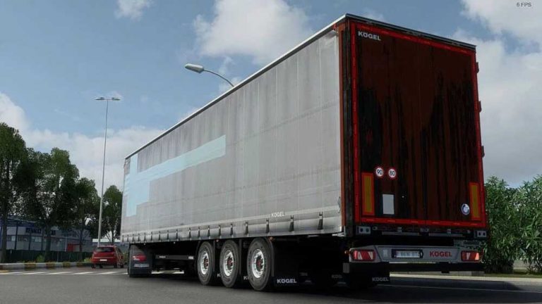 Kogel Cargo Mega Von Dotec Silver Excompany Skin V Ets Ets Ats Mod