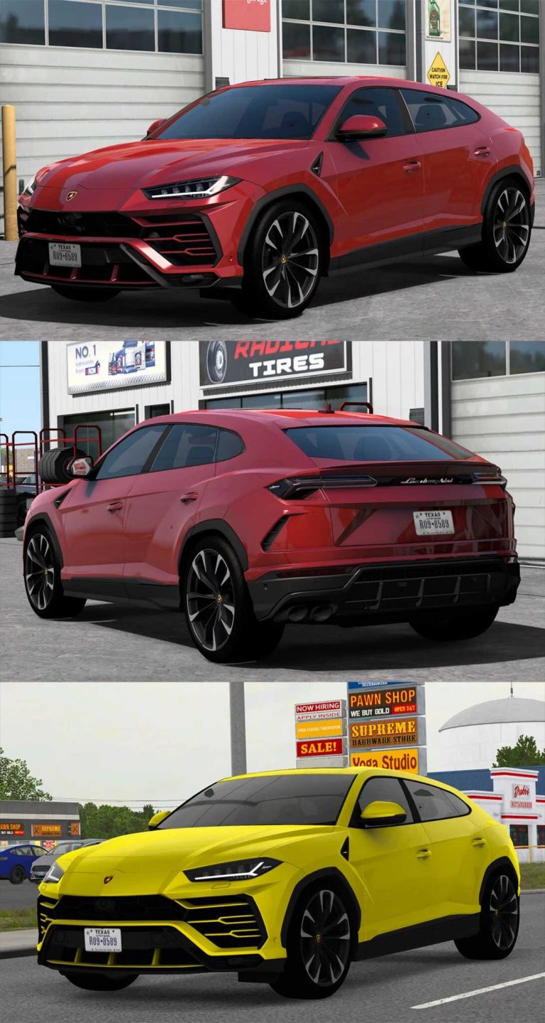 Lamborghini Urus 2018 v1.1 1,49 ATS - ETS2 / ATS Mod