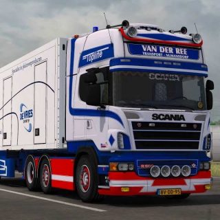 Scania R500 Van Der Ree v1.49 ETS2 - ETS2 / ATS Mod