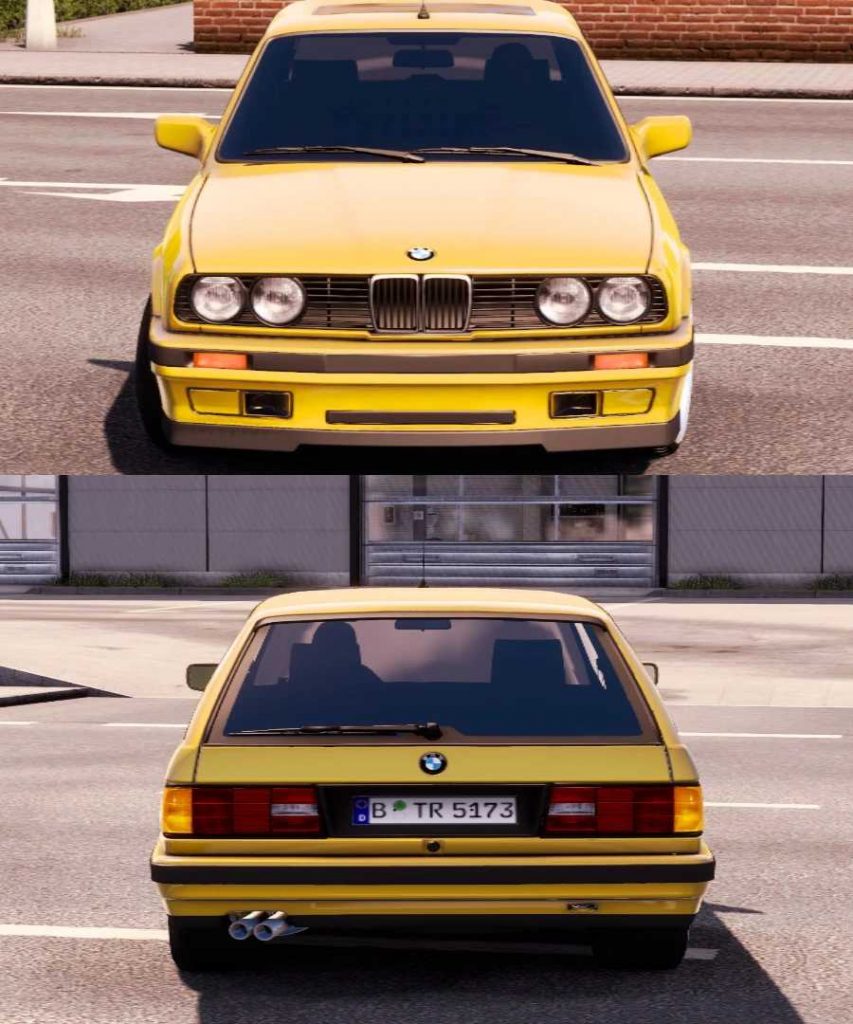 BMW E30 Touring v2.0 - 1.49 ATS - ETS2 / ATS Mod