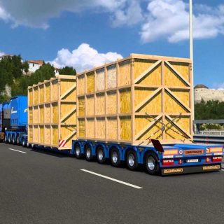 Scs Low Loader Rework SCS Lowloader Rework mit zusätzlicher Ladung v1.51 ETS2 - ETS2 / ATS Mod