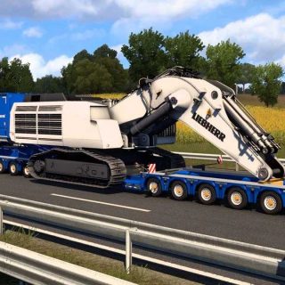 Scs Low Loader Rework SCS Lowloader Rework mit zusätzlicher Ladung v1.51 ETS2 - ETS2 / ATS Mod