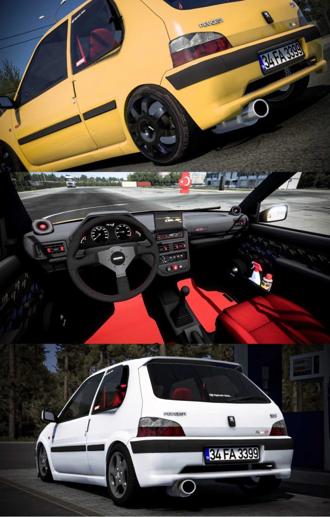 Peugeot 106 GTI 1.53 ETS2 - ETS2 / ATS Mod