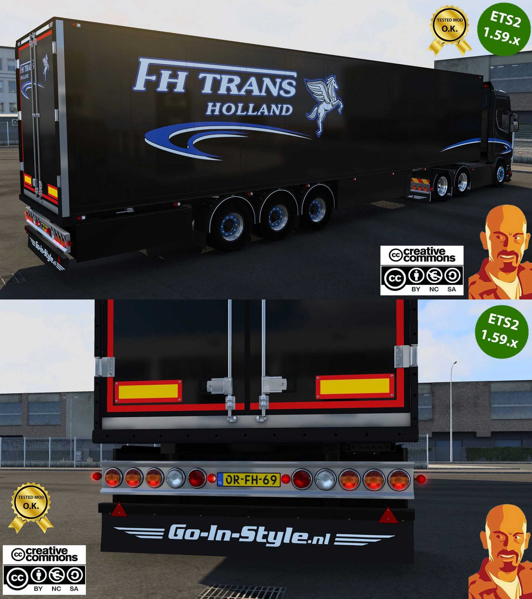 SCHMITZ FH-TRANS Anhänger v1.0 1.58-1.59.x ETS2 - ETS2 / ATS Mod